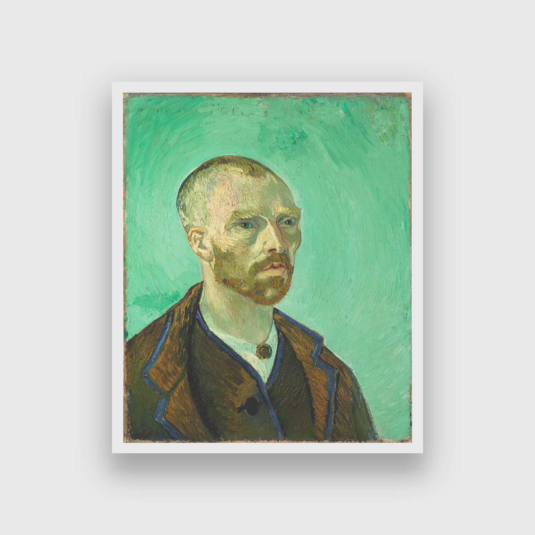 Vincent van Gogh Self Portrait Painting 4 :5 Vertical Premium Wall Art Canvas by MeriDeewar