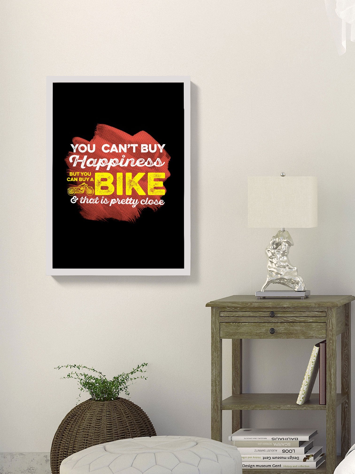 You can't buy happiness Poster- Meri Deewar - MeriDeewar