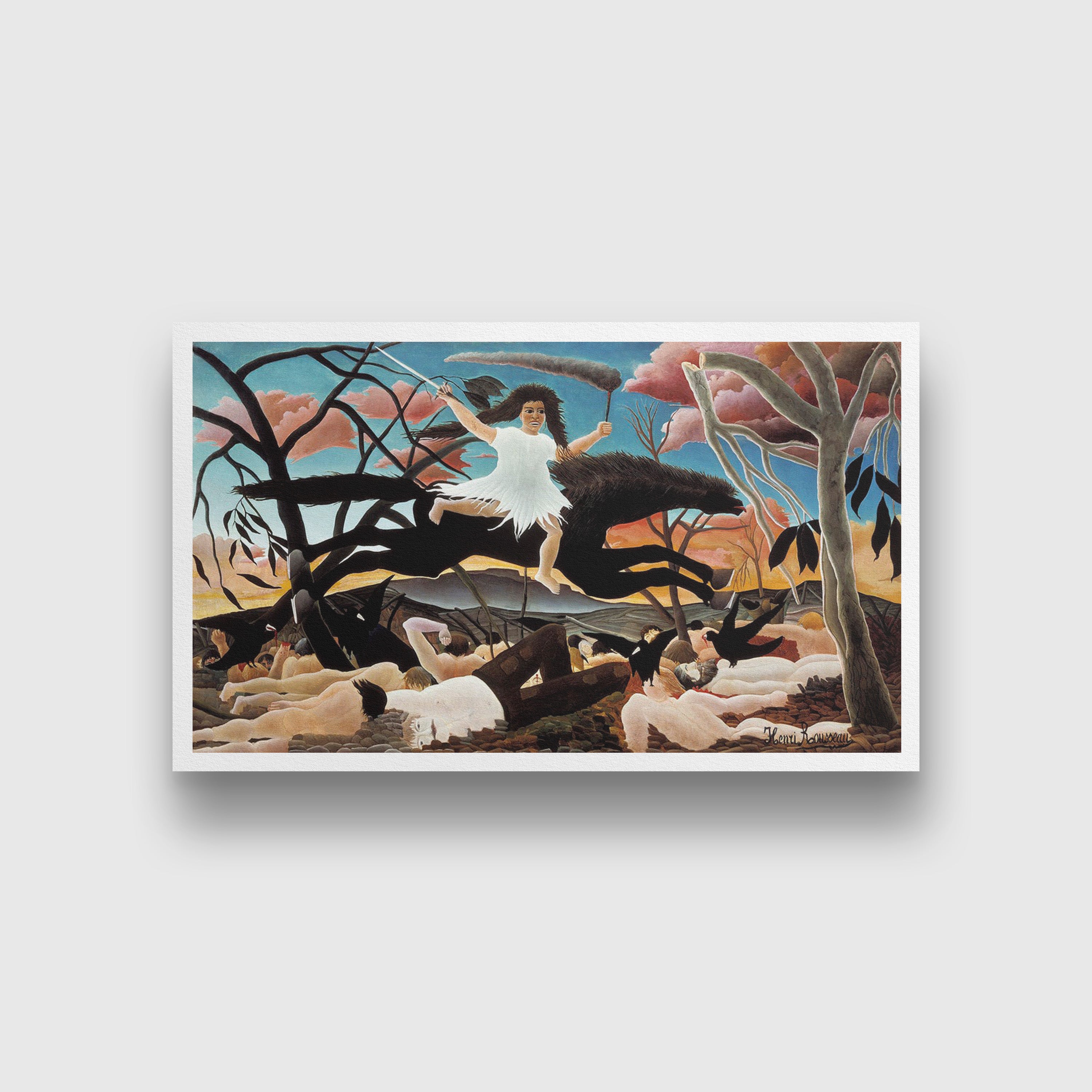 War famous paintnig - Meri Deewar 2 : 1 Horizontal Premium Wall Art Canvas by MeriDeewar