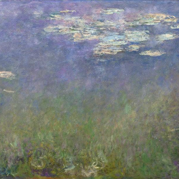 Water Lilies wall art Painting by Claude Monet - Meri Deewar Panorama Paintings Premium Wall Art Canvas by MeriDeewar