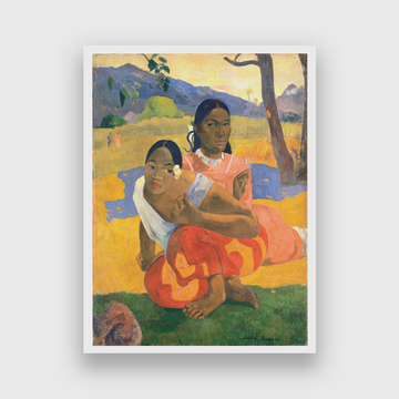 When Will You Marry 1892 French Post Impressionist Painting 3 : 4 Vertical Premium Wall Art Canvas by MeriDeewar