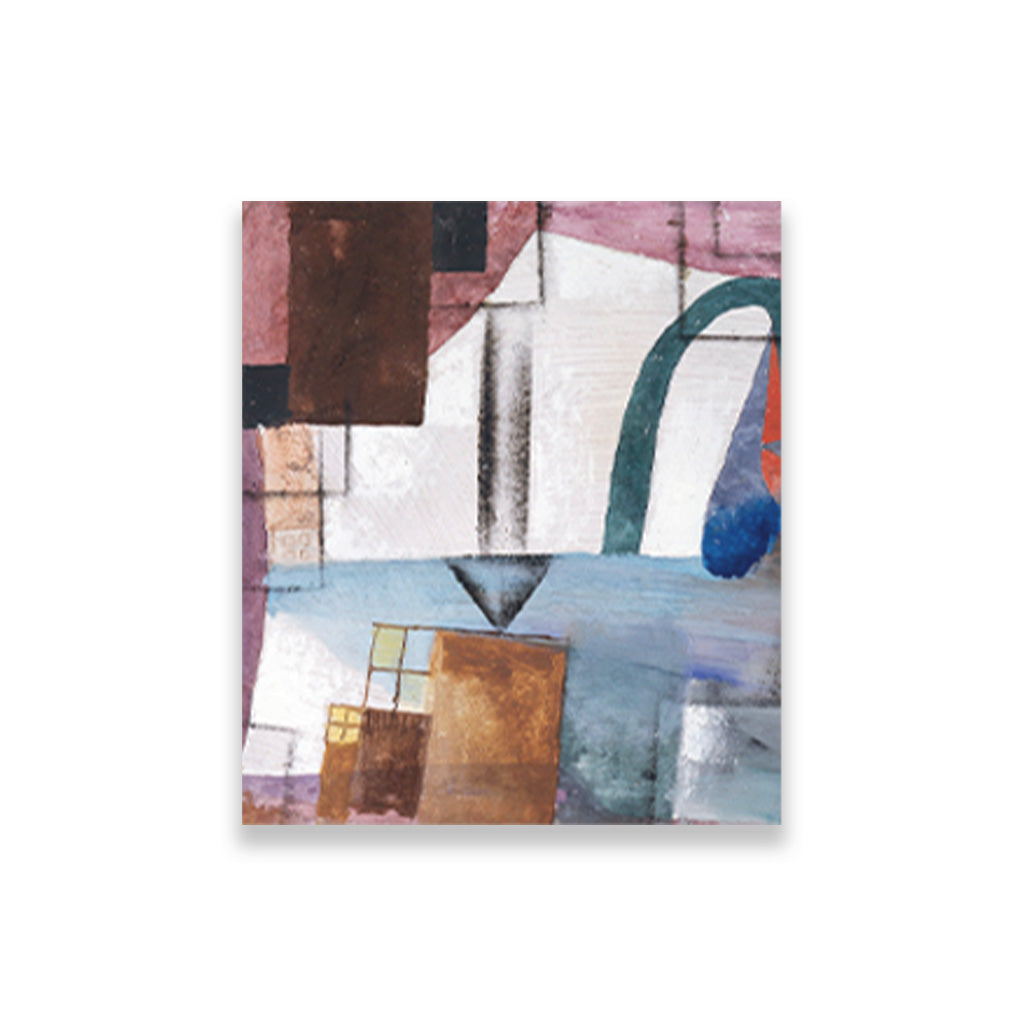 White Easter II painting - Meri Deewar 1 : 1 Square Premium Wall Art Canvas by MeriDeewar