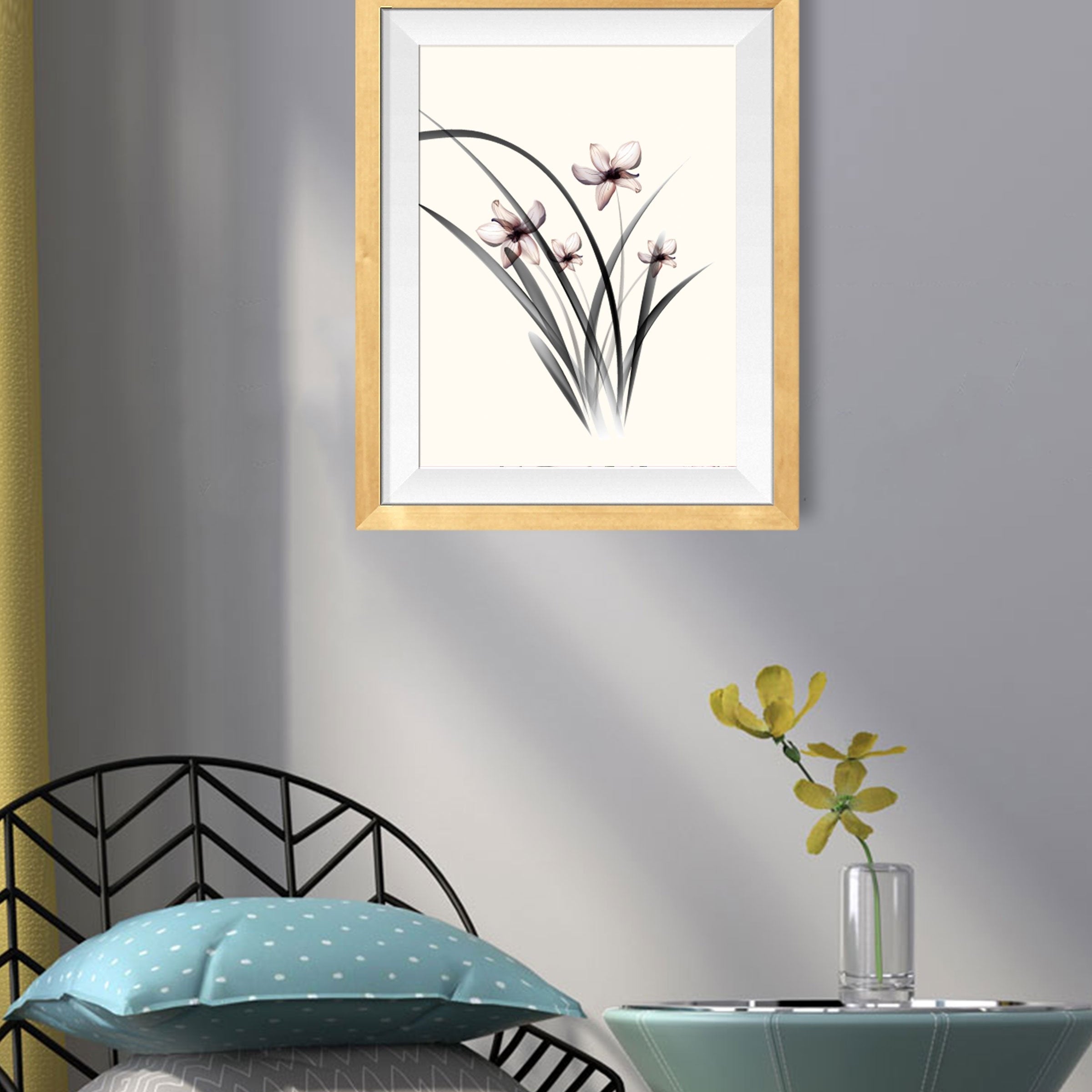 Wildflower 2 Painting - Meri Deewar 2 : 3 Vertical Premium Wall Art Canvas by MeriDeewar