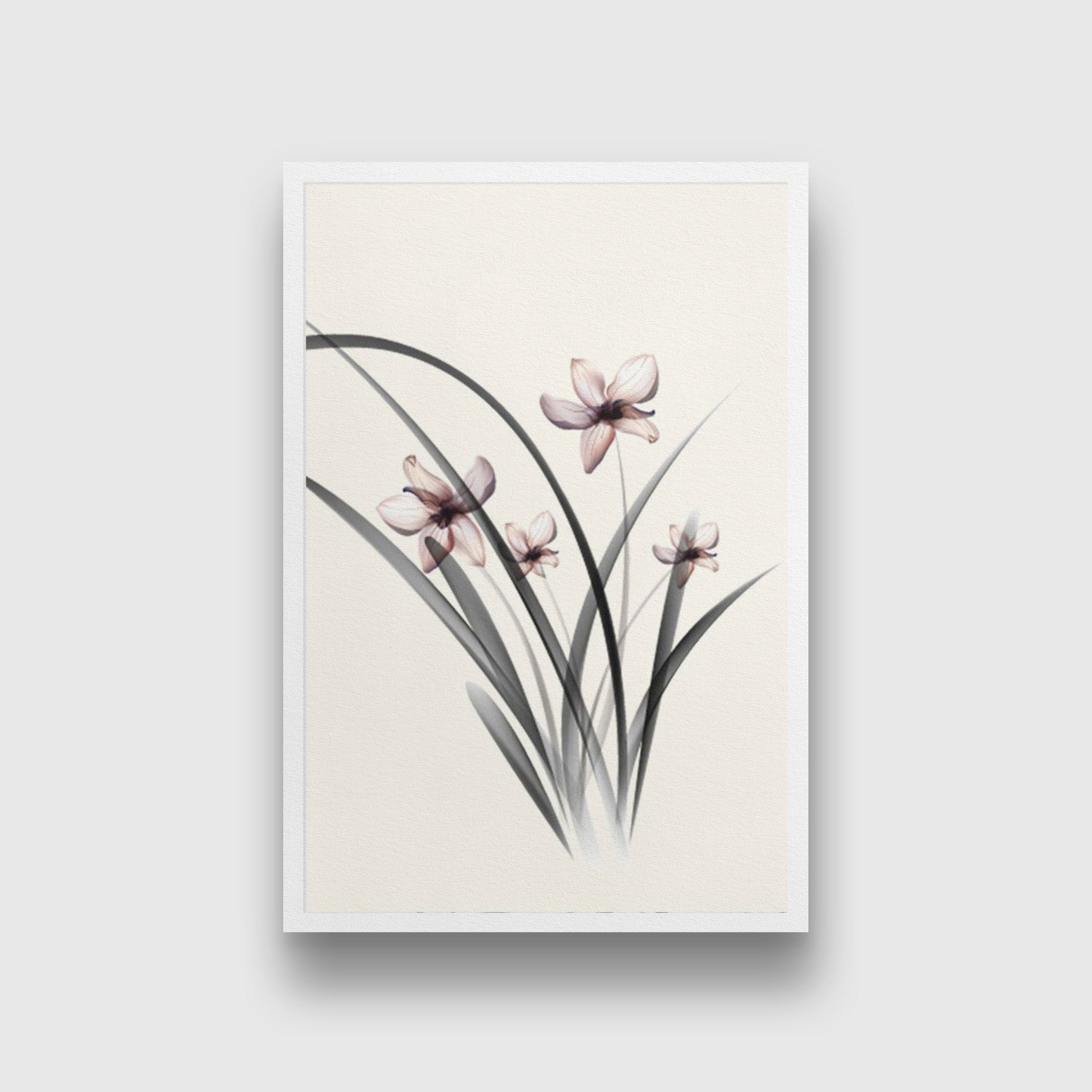 Wildflower 2 Painting - Meri Deewar 2 : 3 Vertical Premium Wall Art Canvas by MeriDeewar