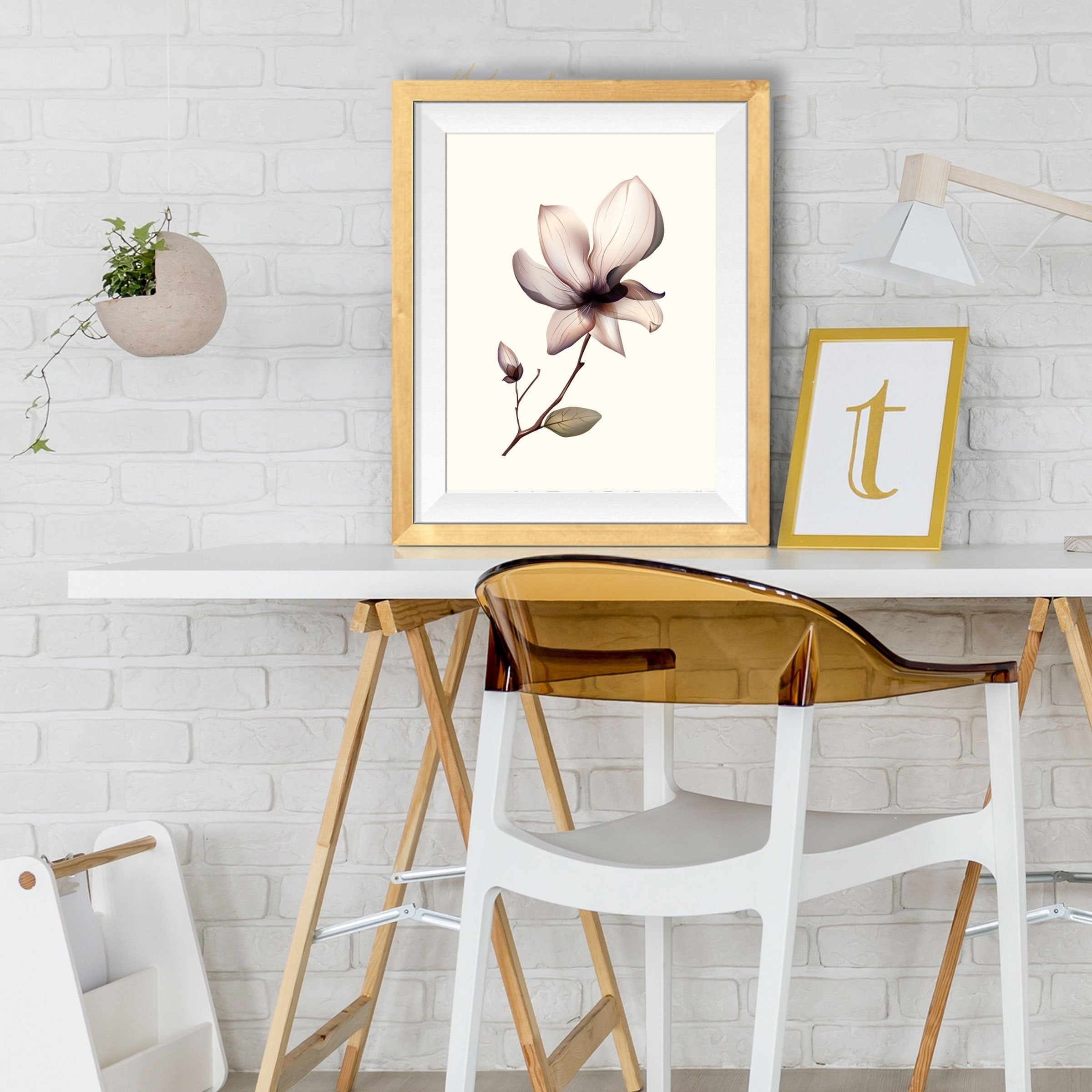 Wildflower Painting - Meri Deewar 2 : 3 Vertical Premium Wall Art Canvas by MeriDeewar
