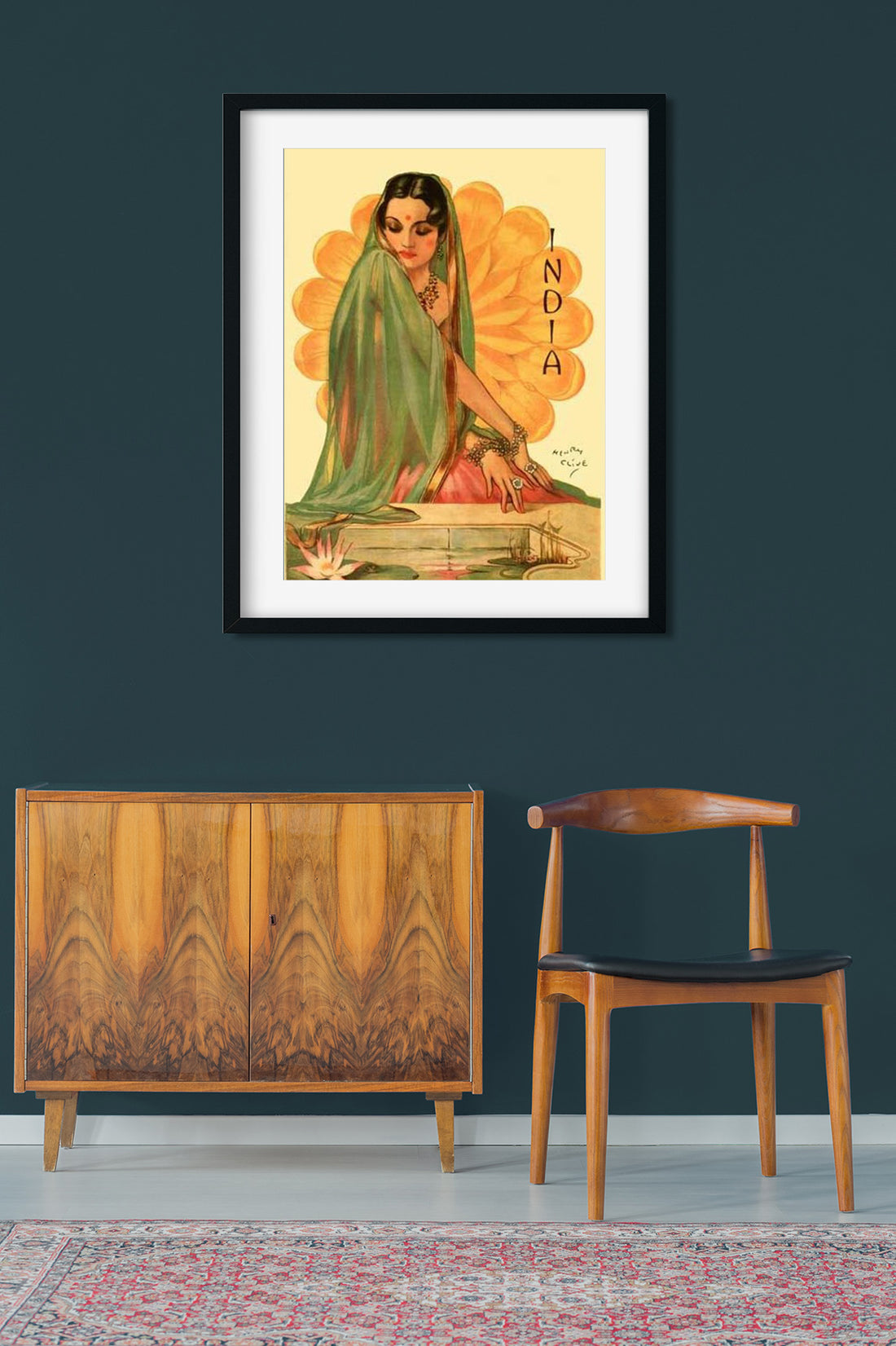 Women Vintage Poster 3 : 4 Vertical Premium Wall Art Canvas by MeriDeewar