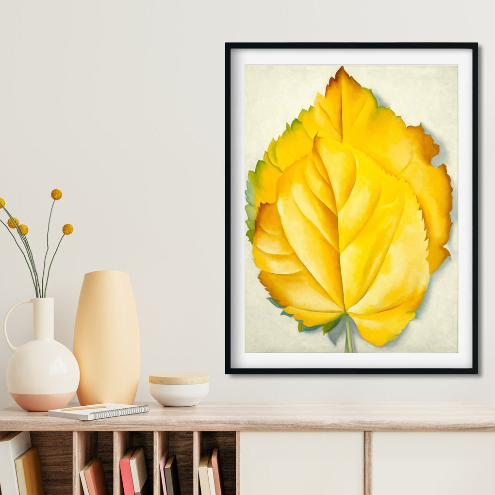 Yellow Leaves - Meri Deewar 3 : 4 Vertical Premium Wall Art Canvas by MeriDeewar
