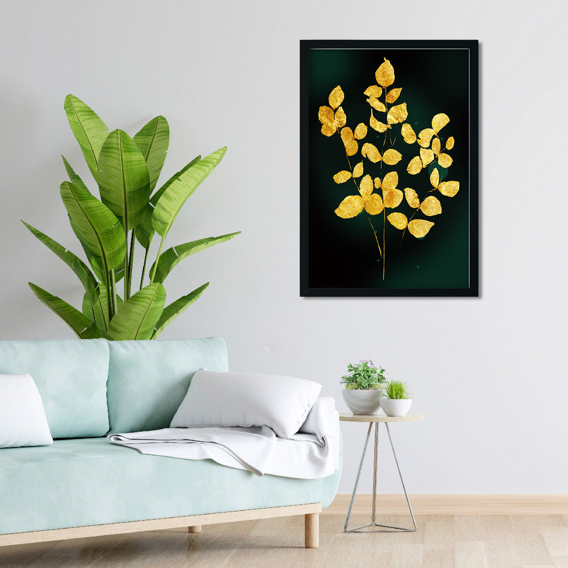 Yellow leaves Painting 2 : 3 Vertical Premium Wall Art Canvas by MeriDeewar