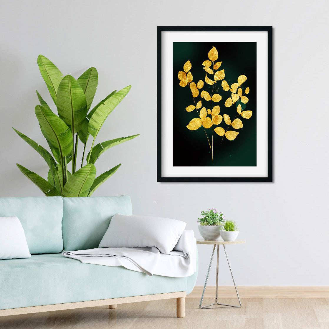 Yellow leaves Painting 2 : 3 Vertical Premium Wall Art Canvas by MeriDeewar