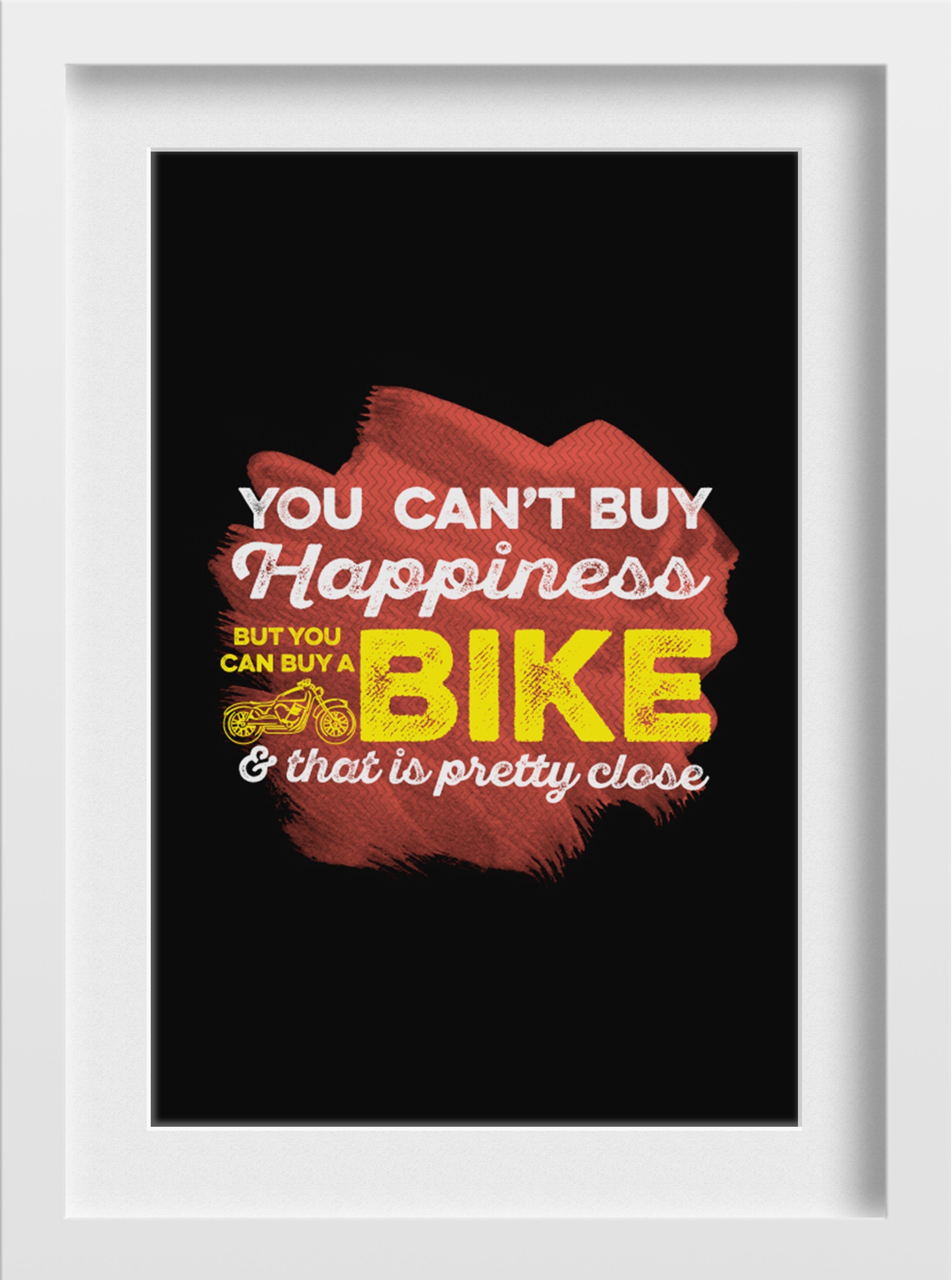 You can't buy happiness Art 2 : 3 Vertical Premium Wall Art Canvas by MeriDeewar