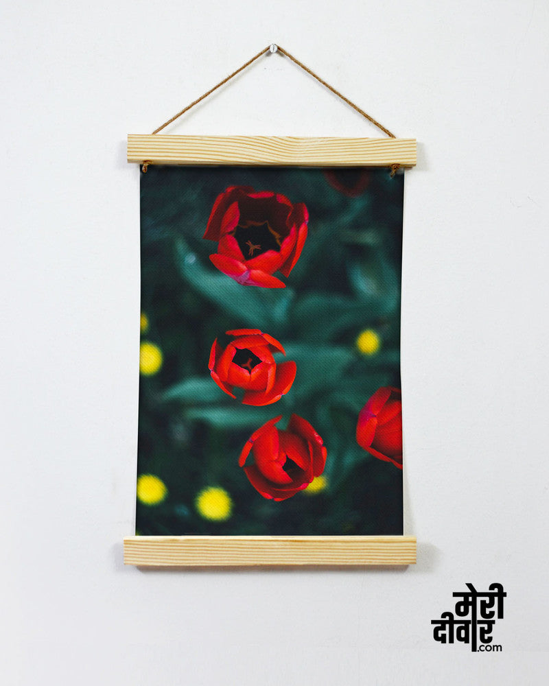 Red roses painting