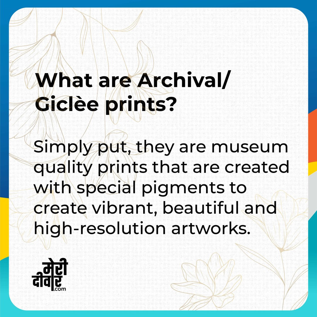 To buy archival or giclee prints in India or anywhere else (we ship worldwide!) visit our website MeriDeewar.com
