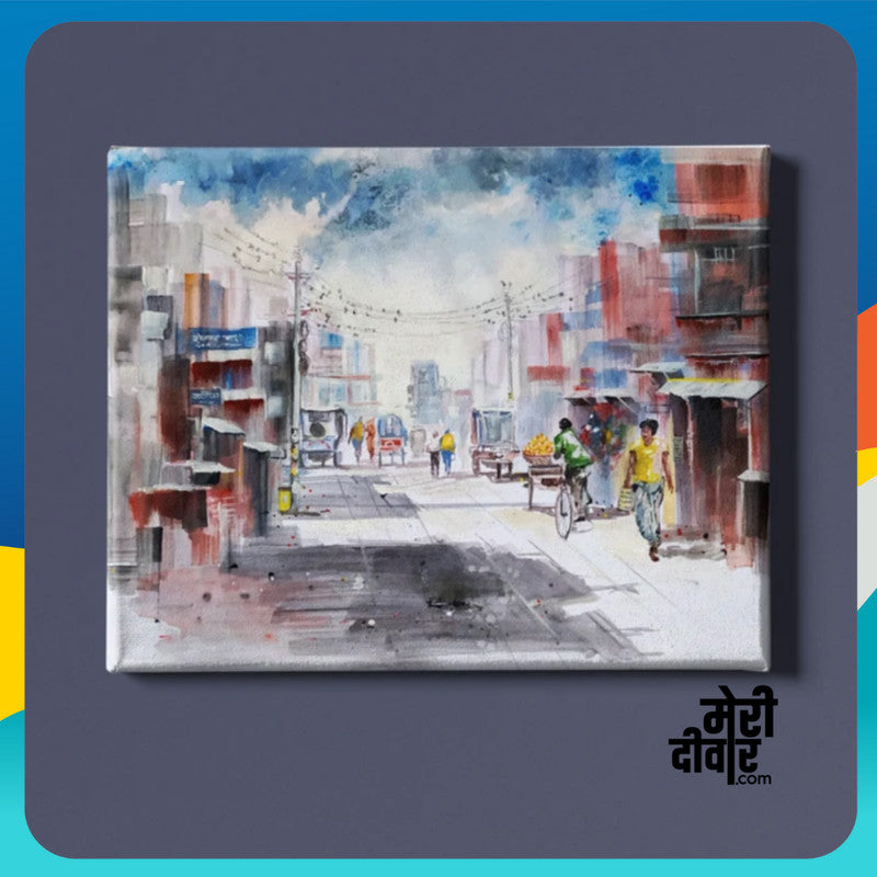 A small street of Kolkata city, a world of its own.