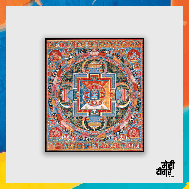Mandala of Jnanadakini Mandala is a popular art form in Asia