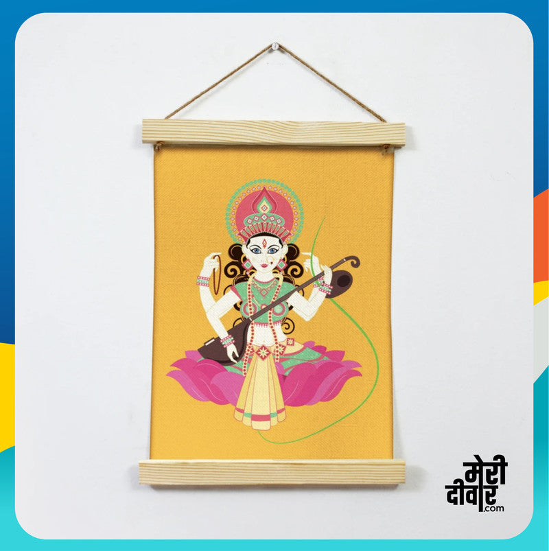 The Goddess of learning, wisdom and communication, in an artists way