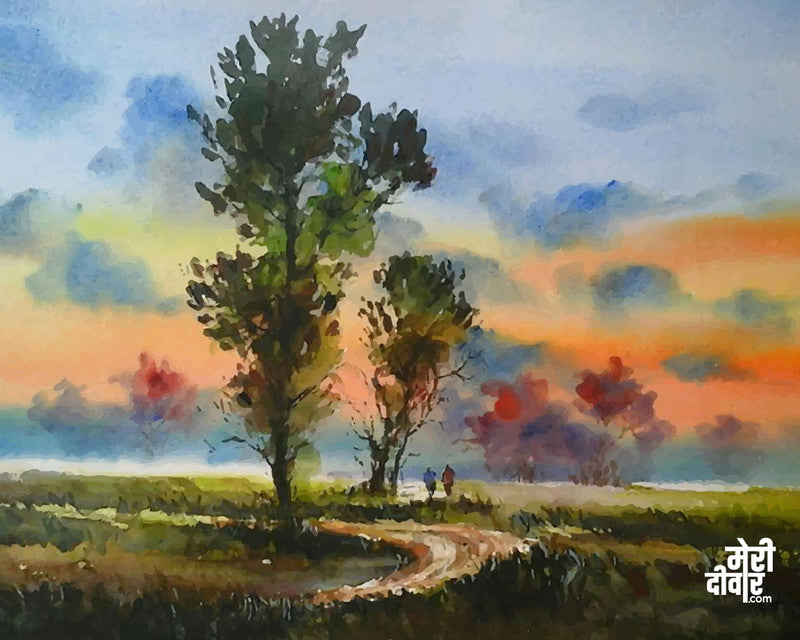 When the sun goes down it creates a beautiful painting in the canvas of the sky.