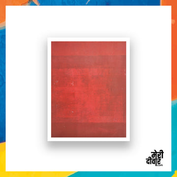 Kumkum Red, an abstract painting
