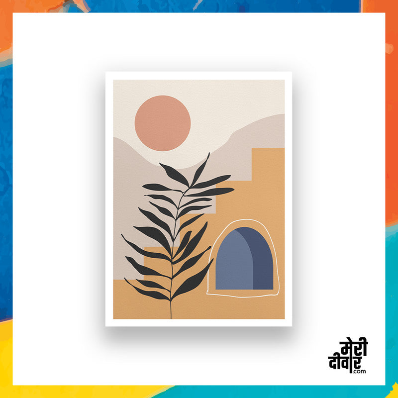 Abstract desert art