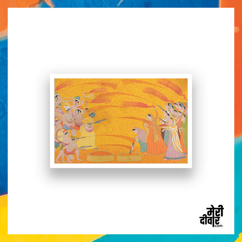 Radha aur Krishna ki holi
