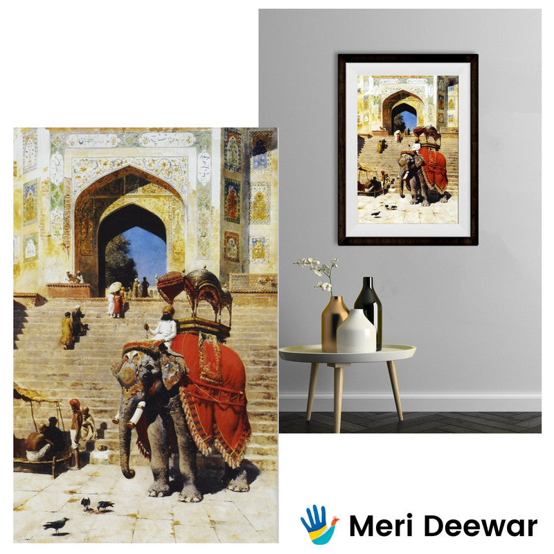 There's something about paintings that can fill any scene with life