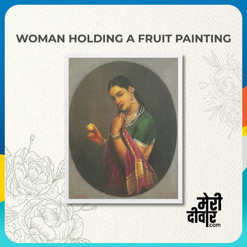 The subtle colors in this painting by Raja Ravi Varma evoke a feeling of tenderness and innocence.