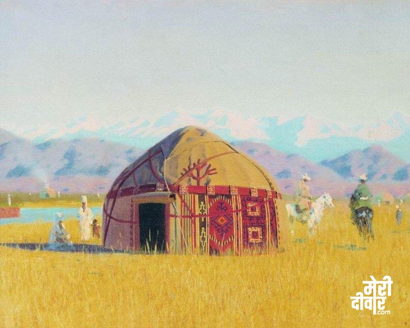 Krgyz Tent on Chu River, Vasily Vereshchagin
