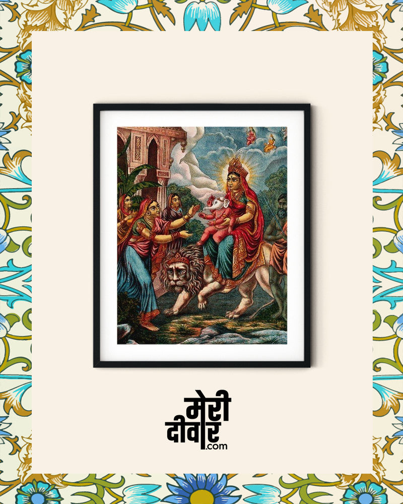 The third day of Navratri is dedicated to the worship of Maa Chandraghnata