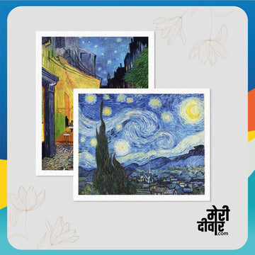 Order set of 2 prints of paintings by Van Gogh,