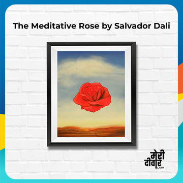 The rose has a deep symbolism in Salvador Dali's painting
