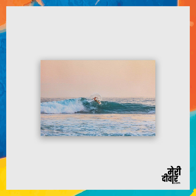 The waves, they rise and fall, fall and rise - constantly reminding us to get back up after falling down.