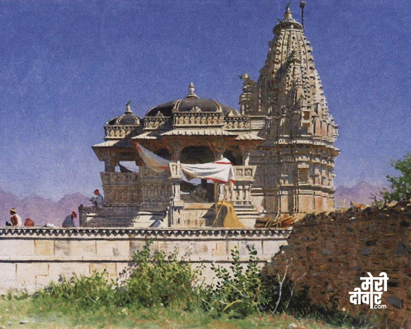 Brahminical temple in Adelnure, Vasily Vereshchagin