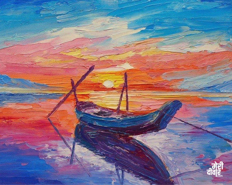 Sunset over Ocean, a scene to behold.