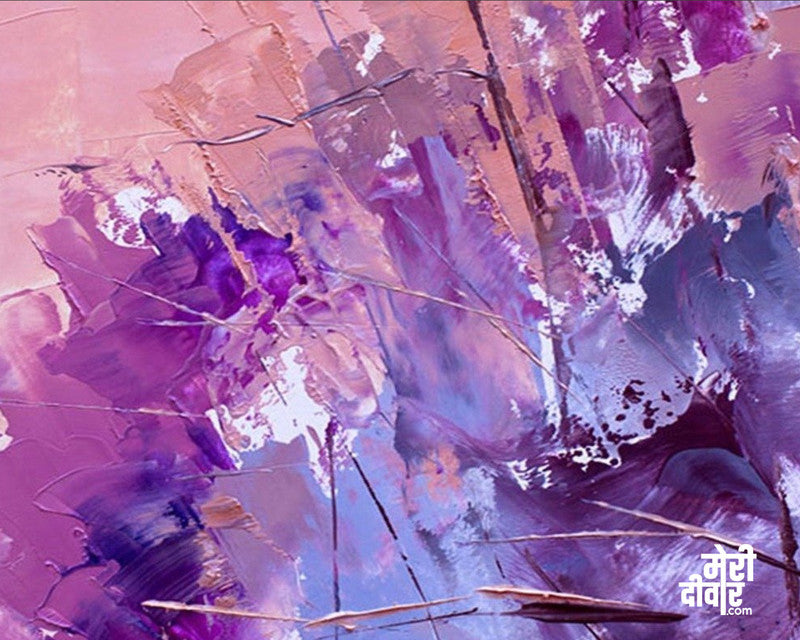 What one sees in abstract art is what one's heart feels.