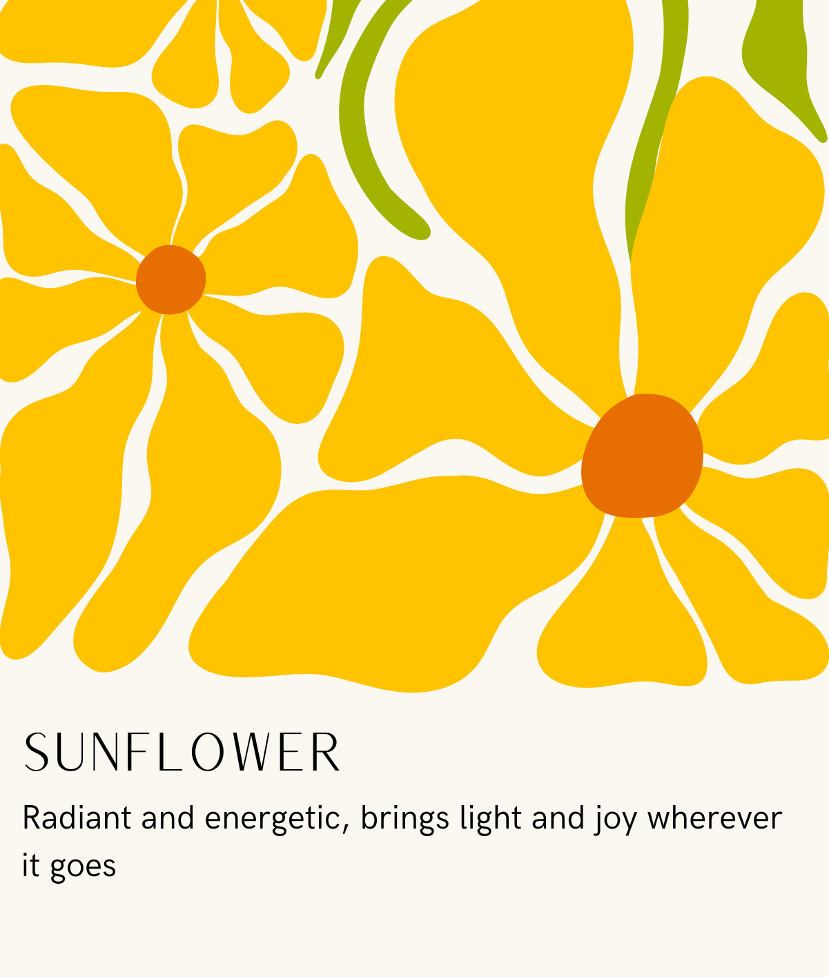 Abstract Flower Art