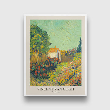 Garden Landscape Painting  by Vincent Van Gogh