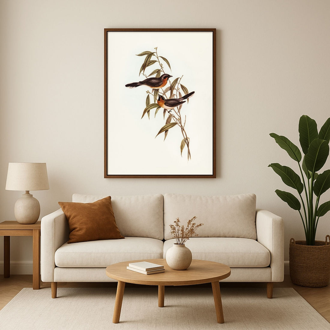 Exquisite Bird Scene Painting - Elevate Your Walls