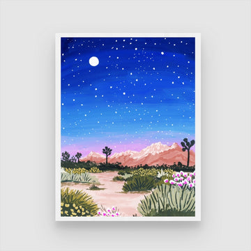 Desert Serenity: Joshua Tree Art Print for Home Decor