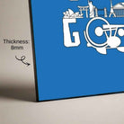 "Go Out" World Travel Landmarks Poster | Horizontal Borderless Art Frame Poster Premium Wall Art Canvas by MeriDeewar