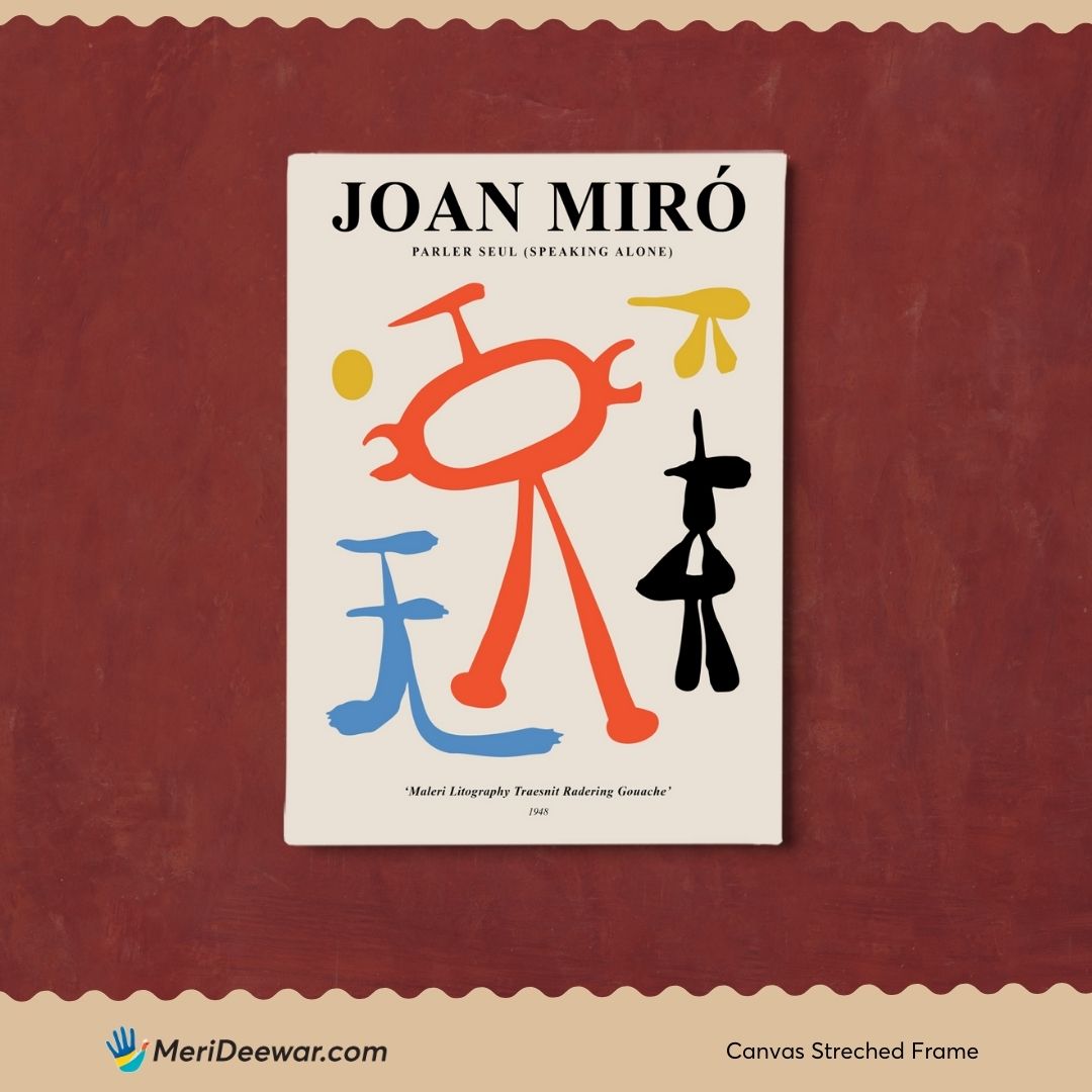 Joan Miro Speaking Alone Poster