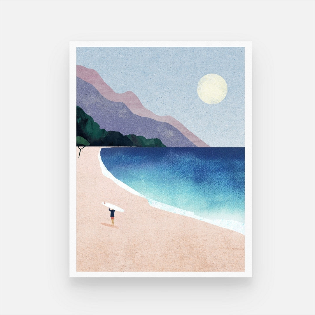 Oceanic Surf Beach Art Painting - Ideal for Home Decor