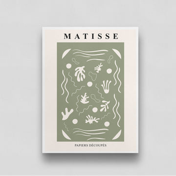 Green Abstract Poster by Henri Matisse