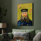 Van Gogh Postman Portrait Painting for Living Room | Joseph Roulin Wall Art | MeriDeewar 3 : 4 Vertical Premium Wall Art Canvas by MeriDeewar