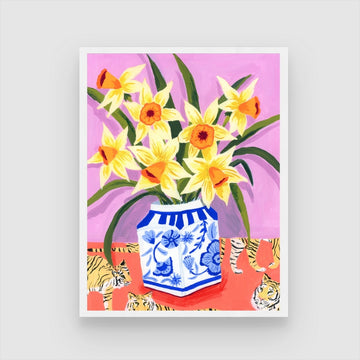 Charming Daffodils Art Print – Beautify Your Space