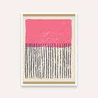 Pink Abstract Painting for Bedroom | Modern Colour Block Wall Art Print 4 :5 Vertical Premium Wall Art Canvas by MeriDeewar