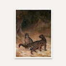 Leopard Painting for Living Room | Wildlife Wall Art | Giclée Fine Art Print 5 : 6 Vertical Premium Wall Art Canvas by MeriDeewar