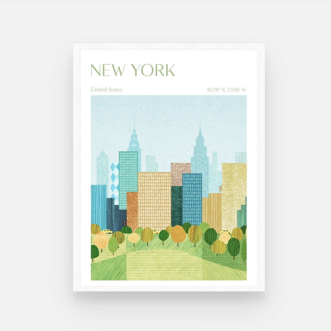 New York Art Print - Add a Touch of City Elegance to Your Space