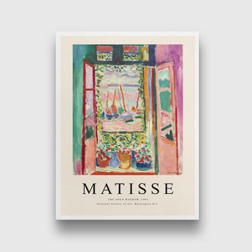 The Open Window Painting by Henri Matisse