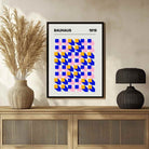 Bauhaus 1919 Geometric Cubes Exhibition Poster | Retro Minimalist Framed Print 2 : 3 Vertical Premium Wall Art Canvas by MeriDeewar
