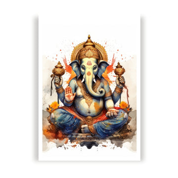 Lord Ganesha Modern Art