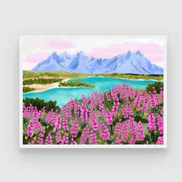 Vestrahorn Scenic Art Print - Elegant Wall Deco